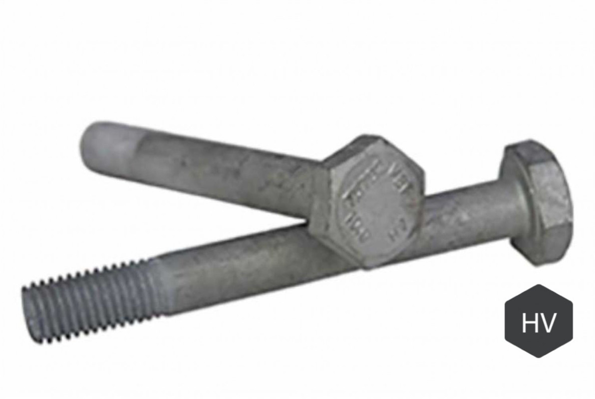 Болт шестигранний M27x100 10.9 цинк